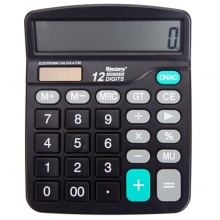 晨光（M&G）837双电源桌面通用办公计算器 12位大屏幕