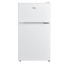 美的(Midea)88升 双门迷你/办公室家用冷冻冷藏电冰箱/小型/节能静音(白色) BCD-88CM