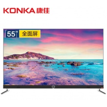 康佳(KONKA)LED55X8S/55英寸/AI人工智能/无边框全面屏/超薄/JBL音箱/4K超高清液晶网络电视机